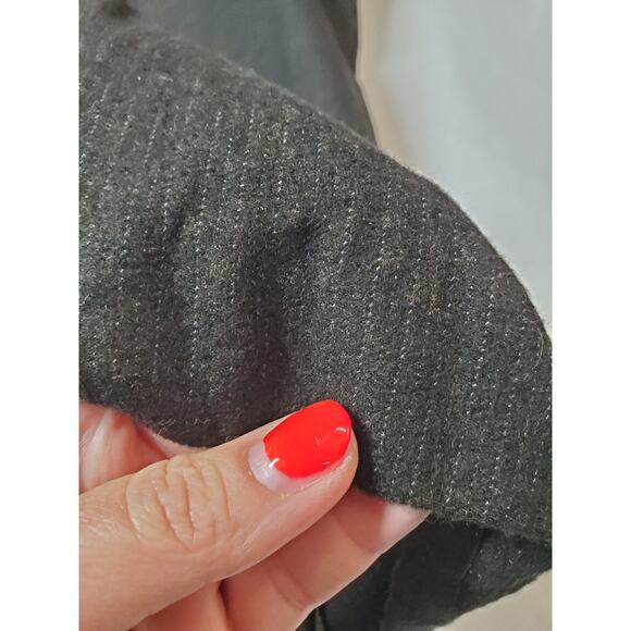 Loro Piana Italy Womens 42 Wool Pants Brown Trousers Wide Leg Crop Luxury - Picture 8 of 12